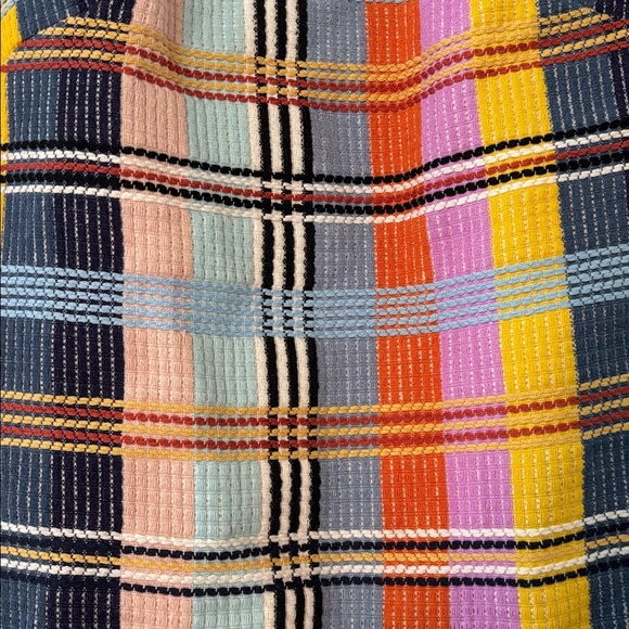 Anthropologie Eva Franco NWT Summer Plaid Shift Dress Size 4 - Picture 4 of 10